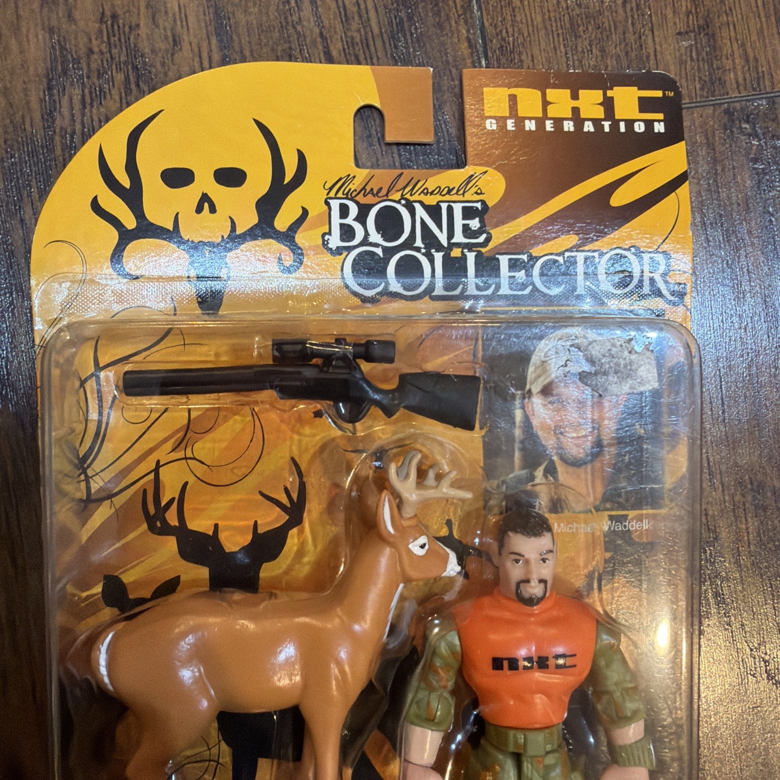 Michael Waddell Action Figure Bone Collector Rifle Hunter NXT Generation Michael Waddell Action Figure Bone Collector Rifle Hunter NXT Generation