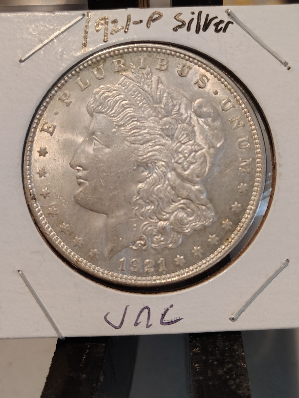1921-P Uncirculated 90% silver Morgan dollar 1921-P Uncirculated 90% silver Morgan dollar