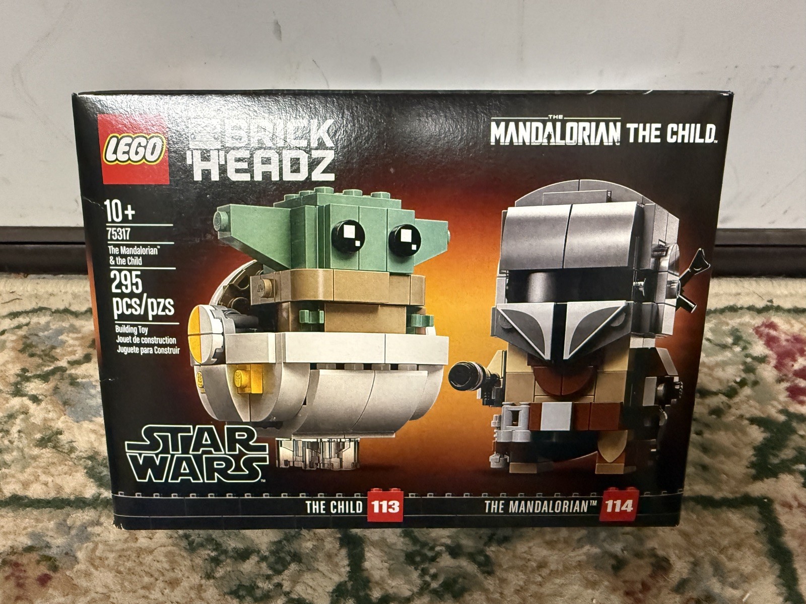 LEGO BrickHeadz The Mandalorian & The Child 75317 New Factory Sealed Box