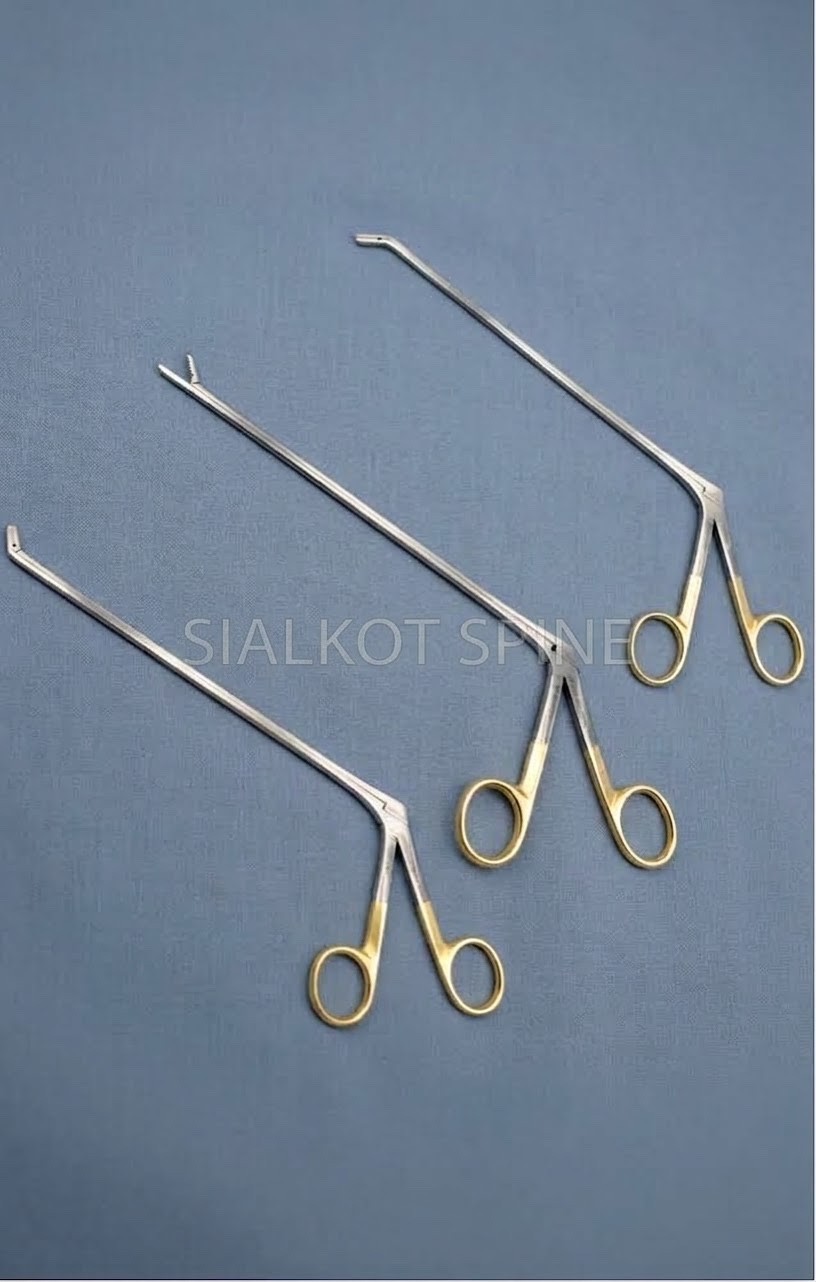 Laminectomy Intervertebral Disc Rongeur Set 3Pcs Up, Down, Straight 2 mm Laminectomy Intervertebral Disc Rongeur Set 3Pcs Up, Down, Straight 2 mm