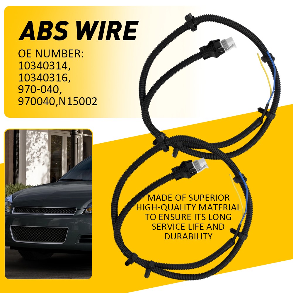 ABS Speed Sensors Front Rear Driver Passenger Side for Chevy Pontiac Buick Pair