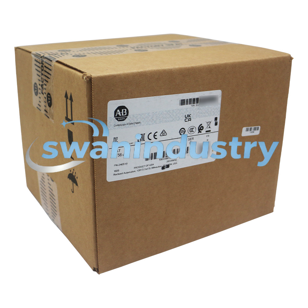 New Factory Sealed Allen-Bradley 1756-A4 ControlLogix 4 Slots Chassis 1756A4