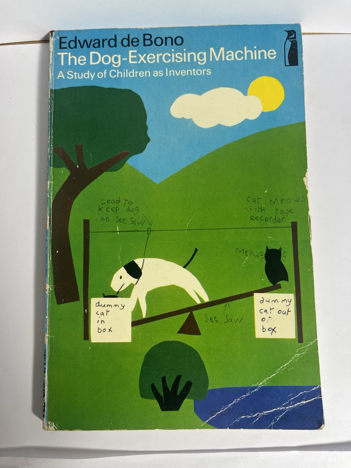 Vintage 1971 Dog-Exercising Machine Edward de Bono Penguin Education Paperbk Vintage 1971 Dog-Exercising Machine Edward de Bono Penguin Education Paperbk