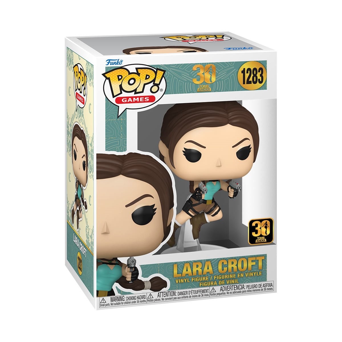 Funko Pop Tomb Raider Lara Croft 30th Anniversary #1283 + Protector Funko Pop Tomb Raider Lara Croft 30th Anniversary #1283 + Protector