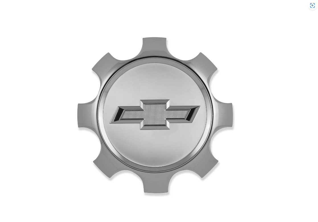 2020-2025 Chevrolet Silverado 2500 3500 Center Cap Chrome Bowtie Logo 84465269