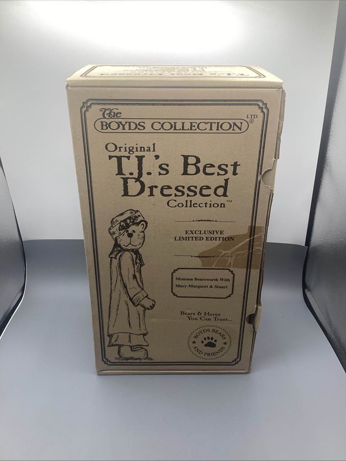 Boyds T.J.\'s Best Dressed Momma Bearsworth Limited Edition Set-Factory Sealed Boyds T.J.\'s Best Dressed Momma Bearsworth Limited Edition Set-Factory Sealed