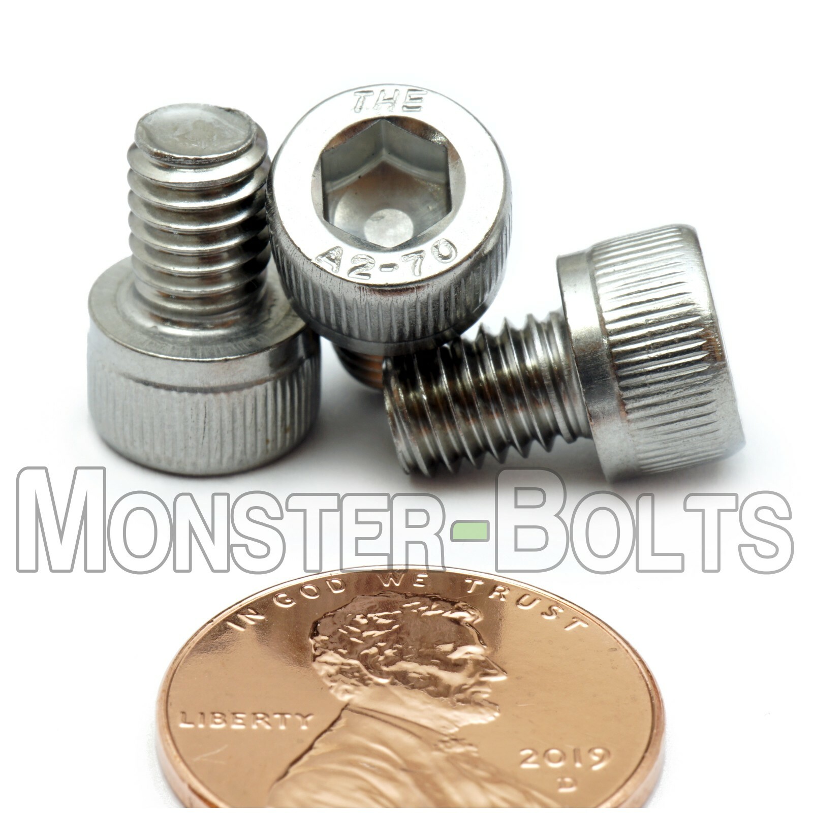 M6 Stainless Steel Socket Head Cap Screws, A2 / 18-8 Metric DIN 912, 1.0 Coarse