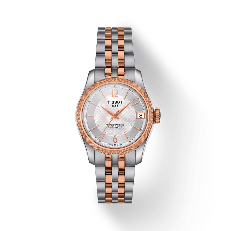 Tissot Ballade Automatic Chronometer White Mother of Pearl Dial T1082082211701