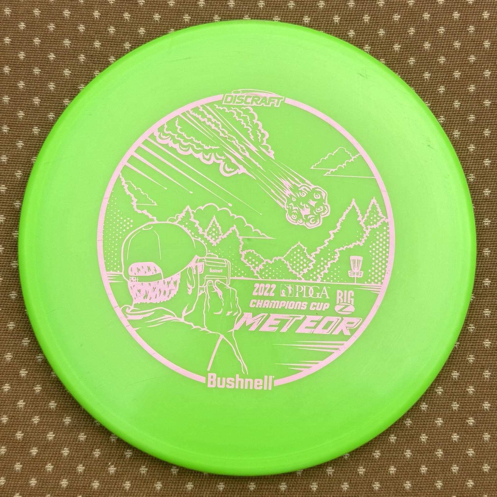 Discraft 2022 Bushnell Big Z Meteor 176g Understable Midrange Limited Edition Discraft 2022 Bushnell Big Z Meteor 176g Understable Midrange Limited Edition