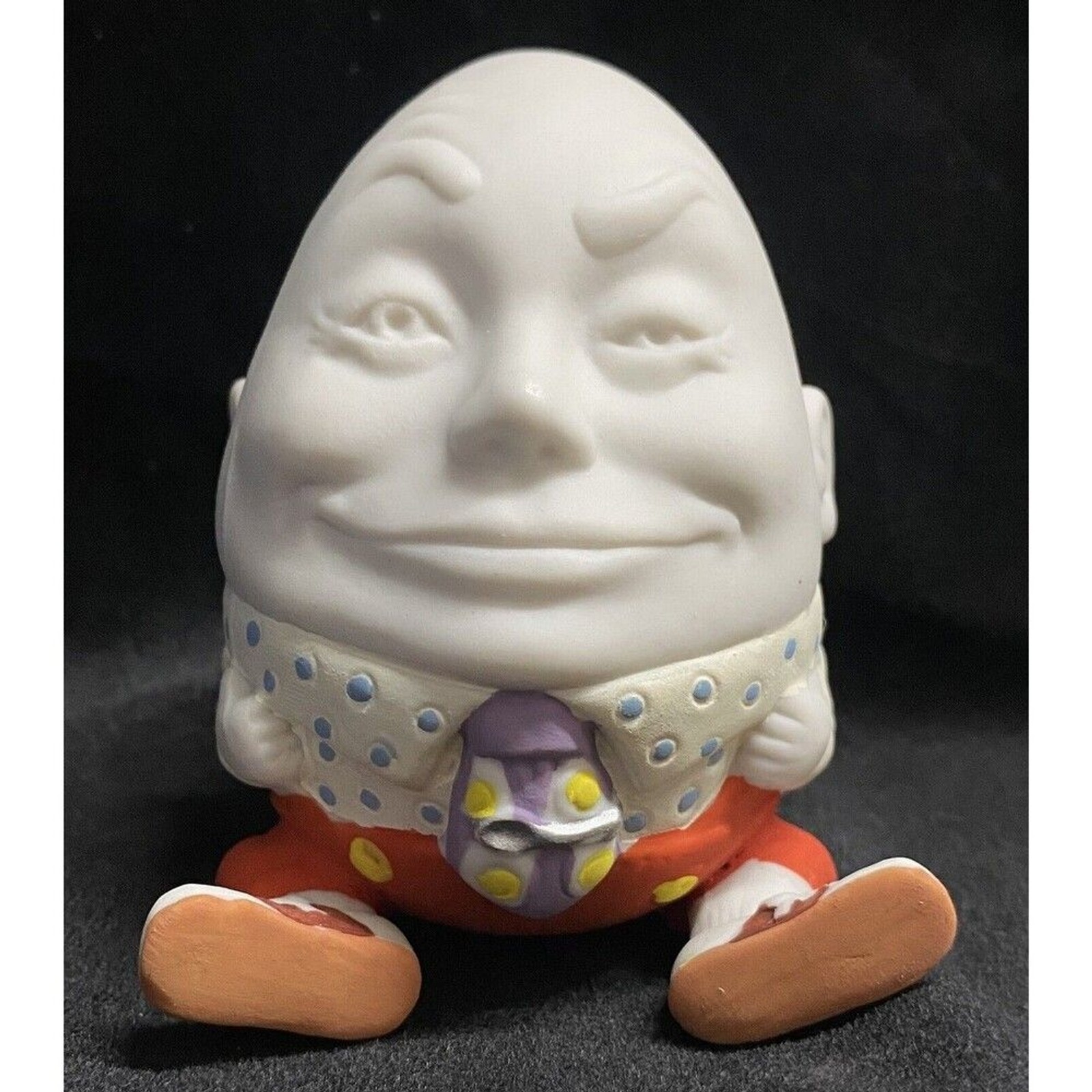 Vtg Humpty Dumpty Plant or Shelf Sitter Dept 56 Anthropomorphic Decor Egg Figure