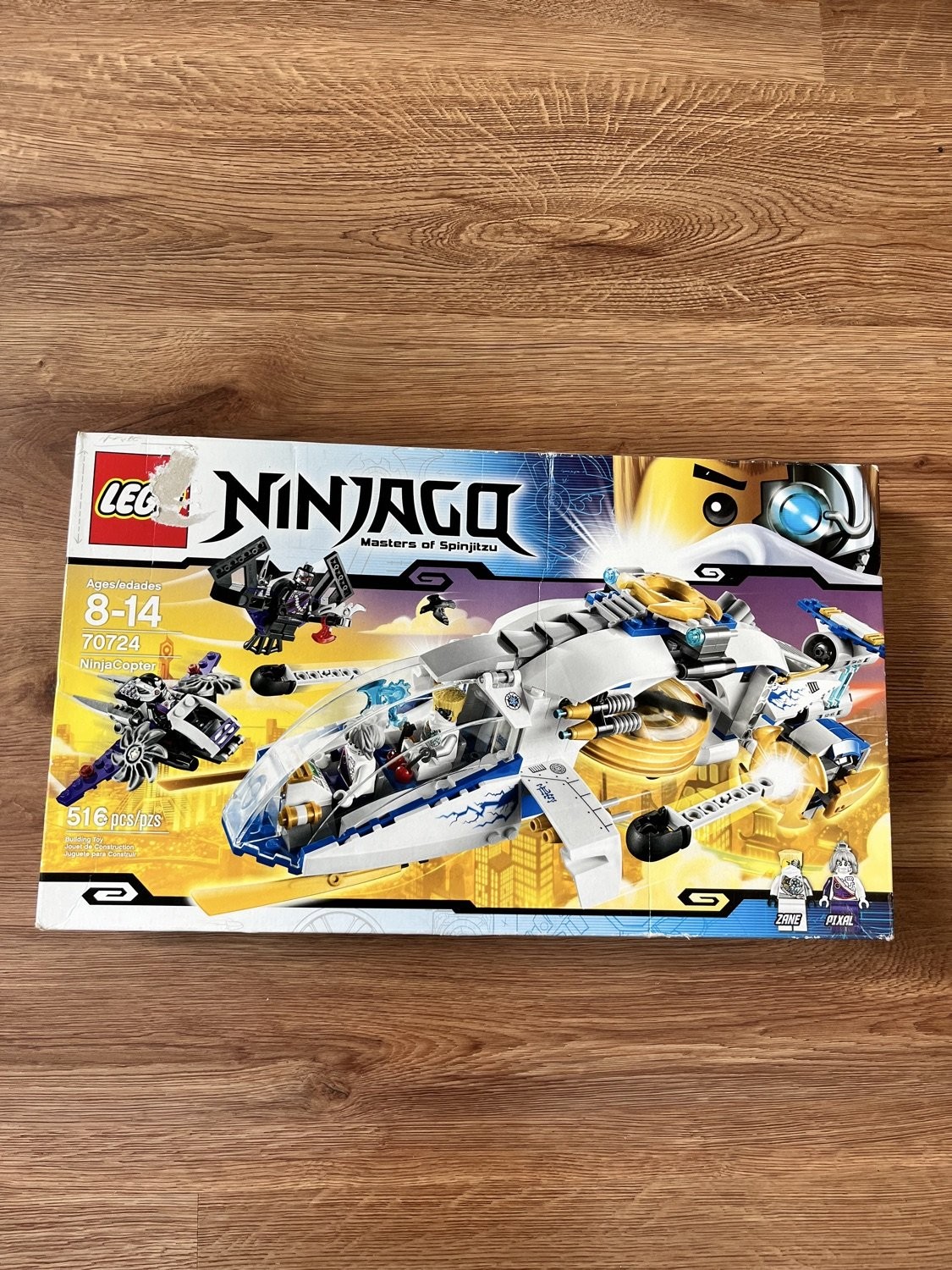 Retired Lego 70724 Ninja Copter Building Set Multicolor Pixal Nindroid 2014 NEW Retired Lego 70724 Ninja Copter Building Set Multicolor Pixal Nindroid 2014 NEW