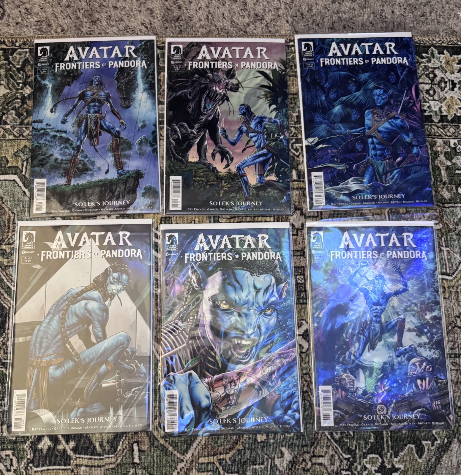 AVATAR: FRONTIERS OF PANDORA-SO'LEK'S JOURNEY (2024) #1-6 VF+ COMPLETE SET DHC AVATAR: FRONTIERS OF PANDORA-SO'LEK'S JOURNEY (2024) #1-6 VF+ COMPLETE SET DHC