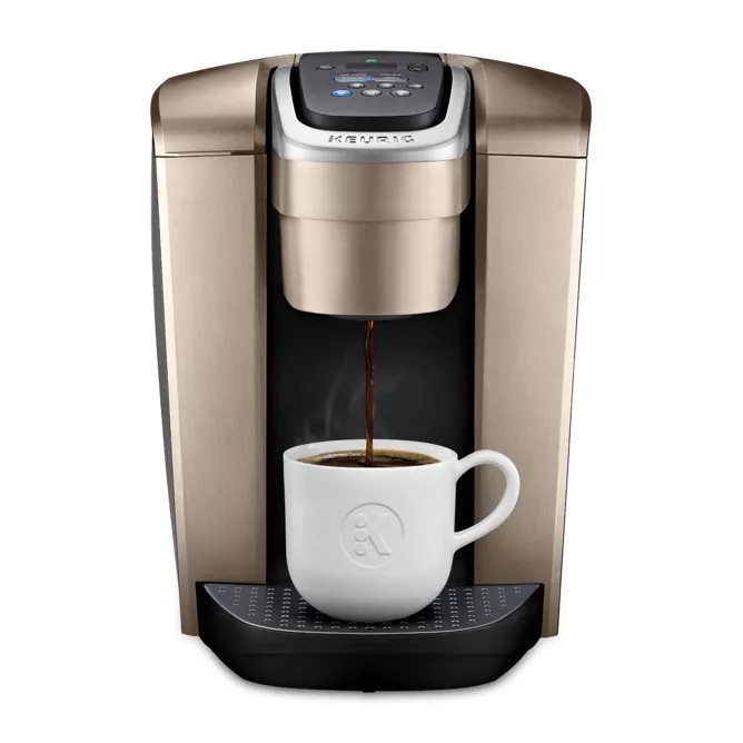 Keurig K-Elite Single Serve Coffee Maker Brushed Gold