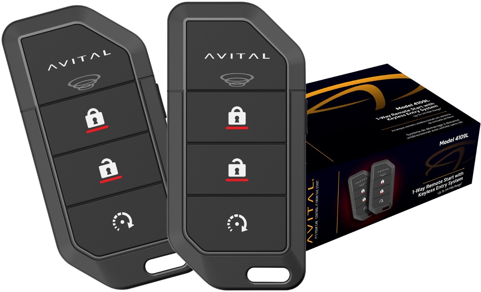Avital 4109L 1-Way Vehicle Remote Start System with Keyless Entry Avital 4109L 1-Way Vehicle Remote Start System with Keyless Entry