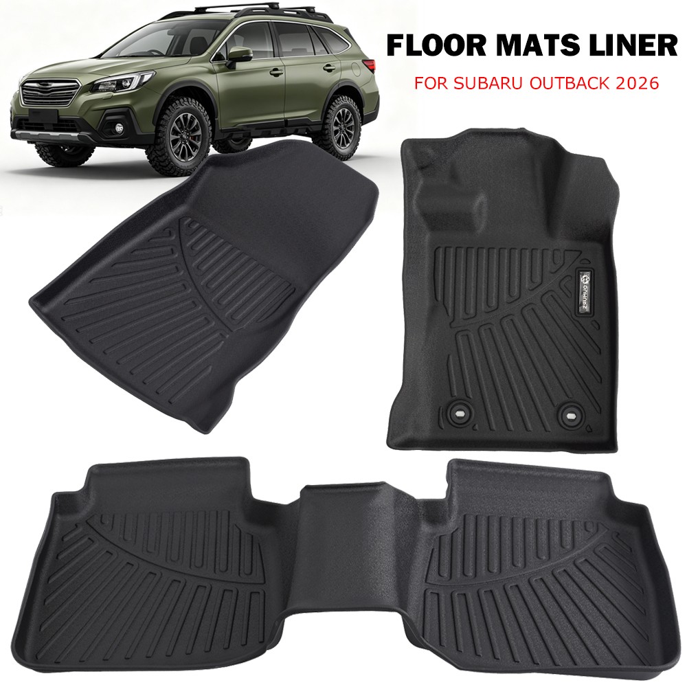 Floor Liner for 2026 Subaru Outback - 1st & 2nd Row Floor Mats All Weather Floor Liner for 2026 Subaru Outback - 1st & 2nd Row Floor Mats All Weather