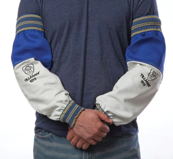 Tillman 9215 Goatskin Leather Flame Retardant Protective Welding Sleeves 1 PR