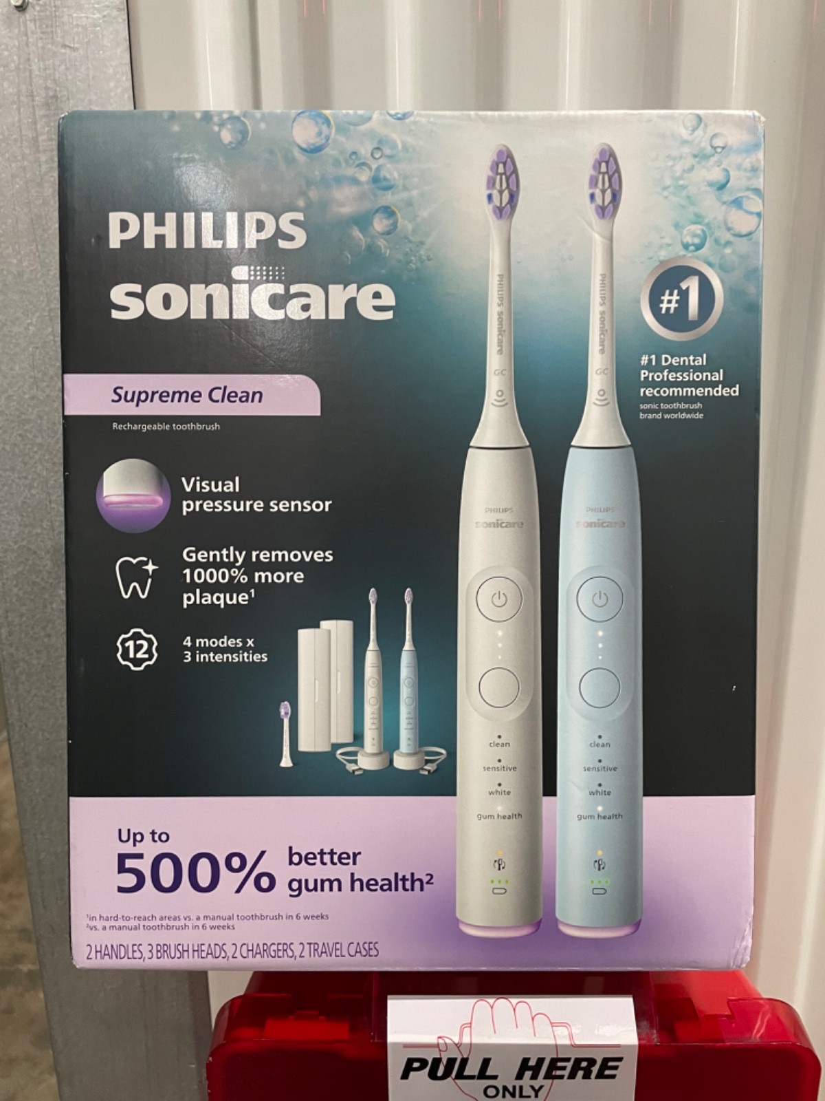 Philips Sonicare Supreme Clean Rechargeable Electric Toothbrush (NEW) 2pk