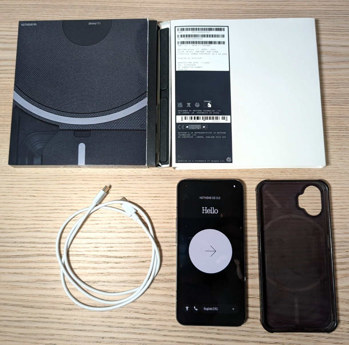 Nothing Phone (1) Unlocked 8GB/128GB 5G 6.55\