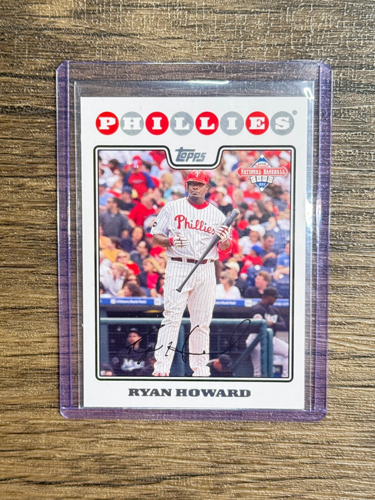 2008 Topps National Baseball Card Day Ryan Howard #3 Phillies 2008 Topps National Baseball Card Day Ryan Howard #3 Phillies