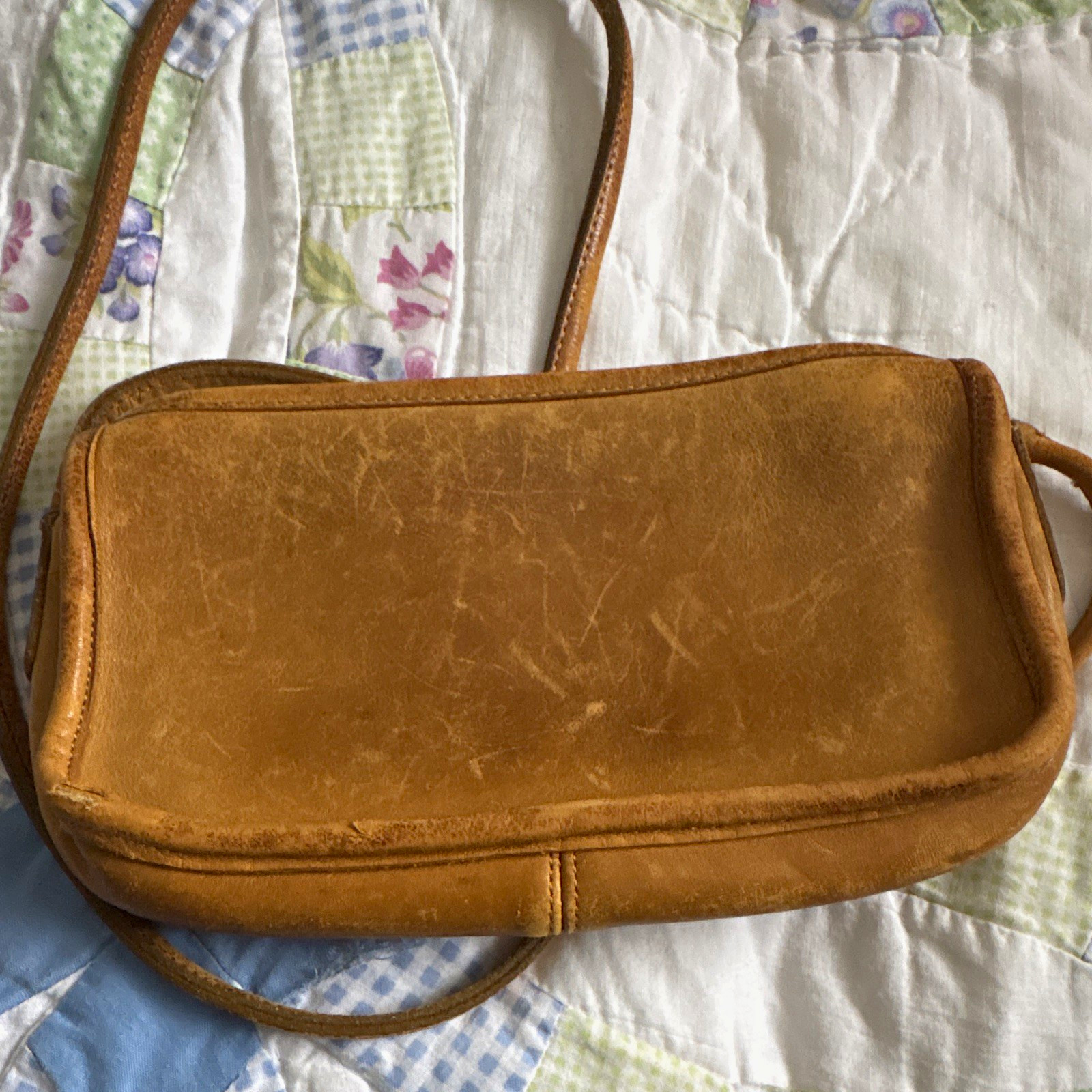 Vintage Coach Brown Leather Shoulder Bag, 1970s Original Classic, MPN 291-4927