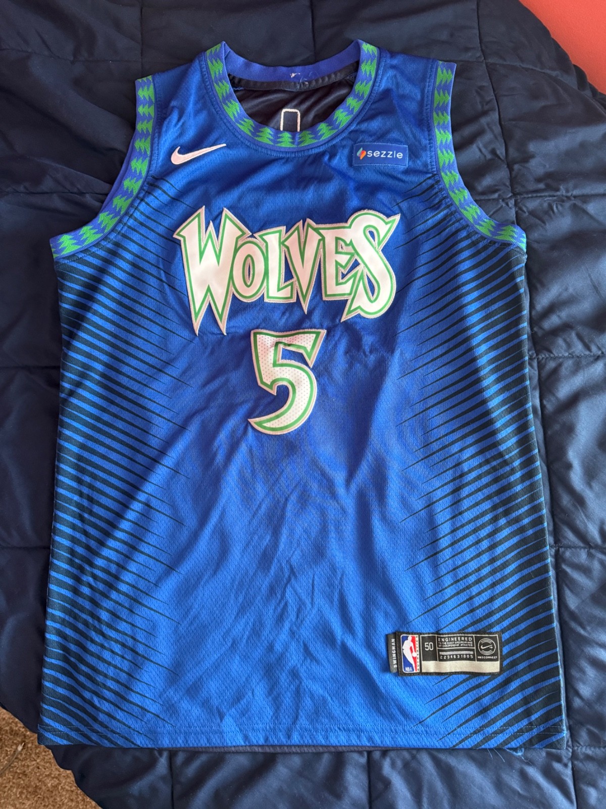 Nike Anthony Edwards Minnesota Timberwolves Jersey L – Worn Once