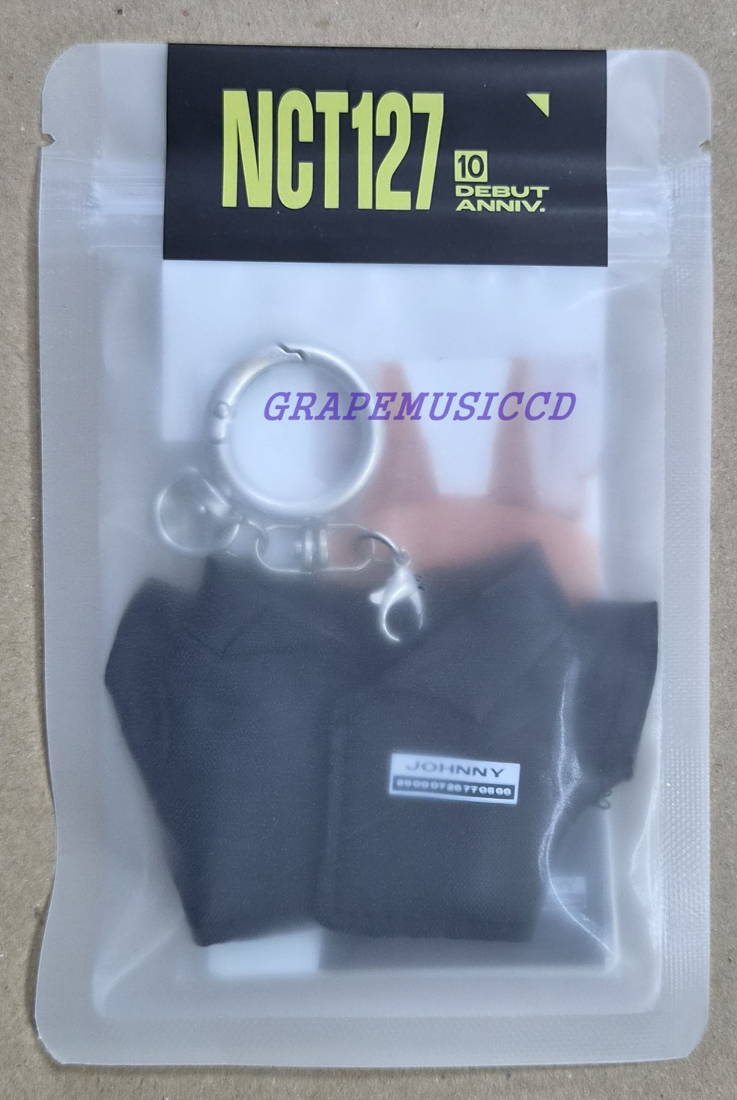 NCT 127 NCT127 10th ANNIVERSARY OFFICIAL MD JACKET KEYRING KEY RING SEALED