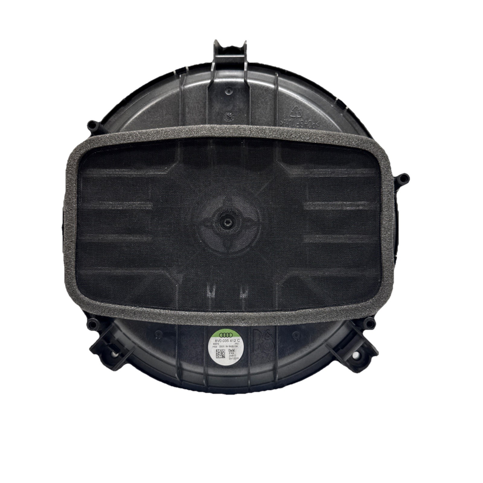 8V0035412C 2015-2020 AUDI A3 S3 RS3 OEM B&O SPEAKER REAR SUBWOOFER 8V0035412C 2015-2020 AUDI A3 S3 RS3 OEM B&O SPEAKER REAR SUBWOOFER