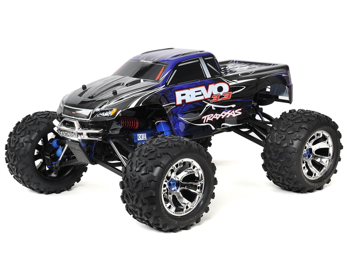 Traxxas Revo 3.3 4WD RTR Nitro Monster Truck w/TQi (Blue) [TRA53097-3-BLUE]