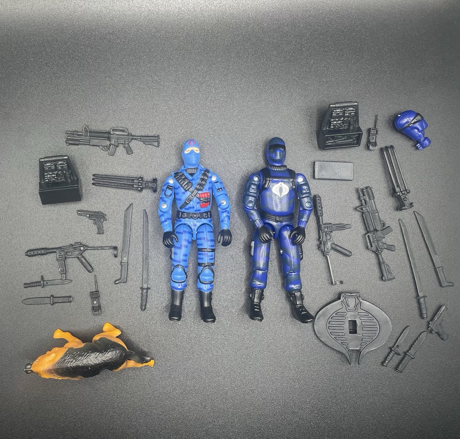 Gi Joe Cobra Black Major Firefly Snake Eyes Invasor Ninja 3.75 Action Figures X2 Gi Joe Cobra Black Major Firefly Snake Eyes Invasor Ninja 3.75 Action Figures X2