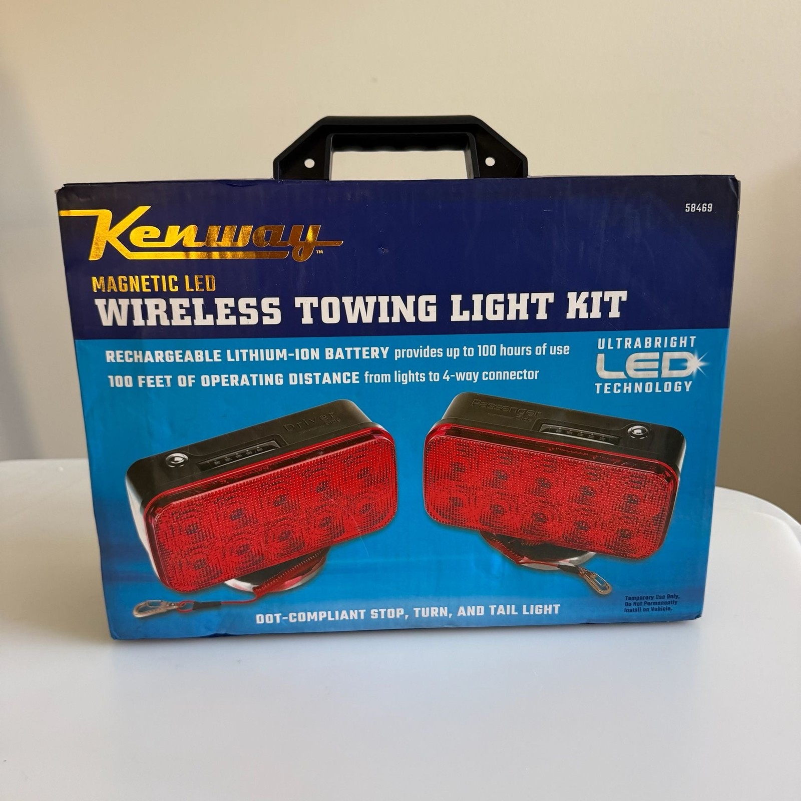 Kenway Magnetic LED Wireless Towing Light Kit Model 58469 Kenway Magnetic LED Wireless Towing Light Kit Model 58469