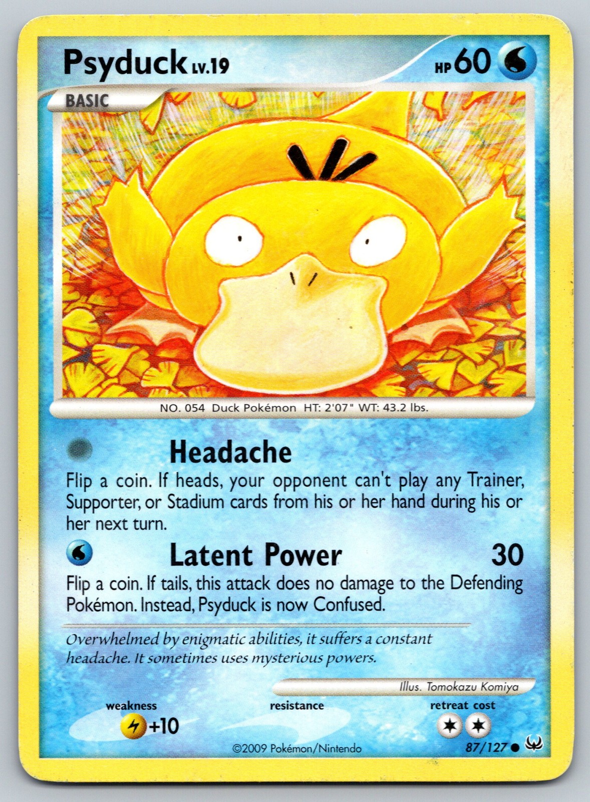 Psyduck: Platinum #87/127 (Common) Psyduck: Platinum #87/127 (Common)