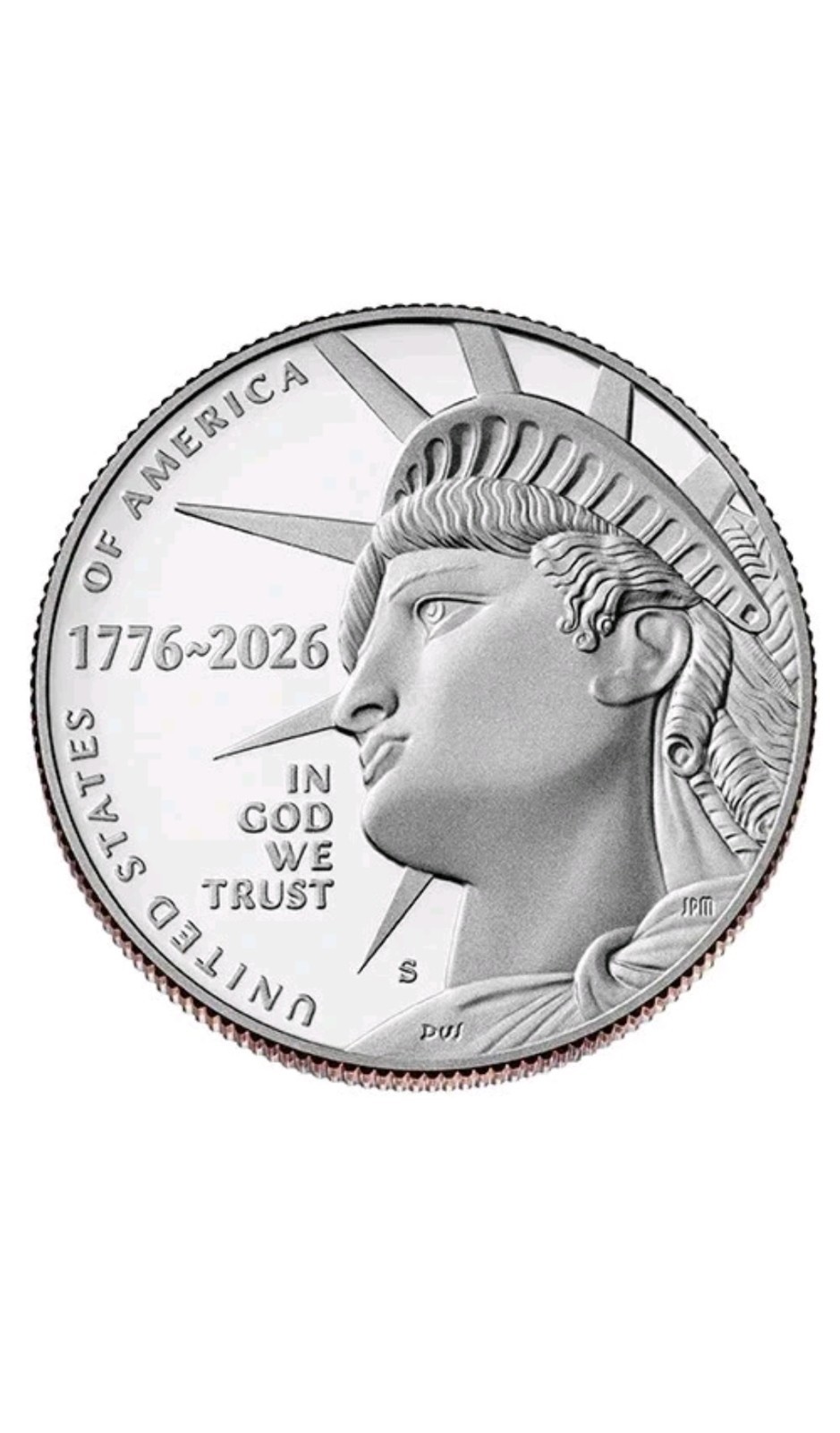 1776 - 2026 S Proof Clad SemiQ Enduring Liberty Half Dollar 50C - PRESALE 1776 - 2026 S Proof Clad SemiQ Enduring Liberty Half Dollar 50C - PRESALE