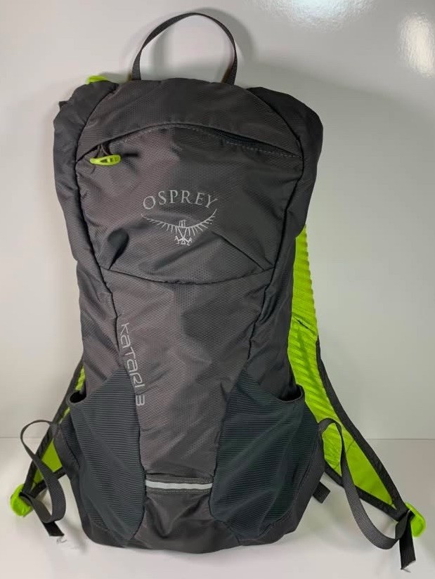Osprey Katari 3 Hydration Backpack Gray Hiking Trail Pack One Size Men Nylon