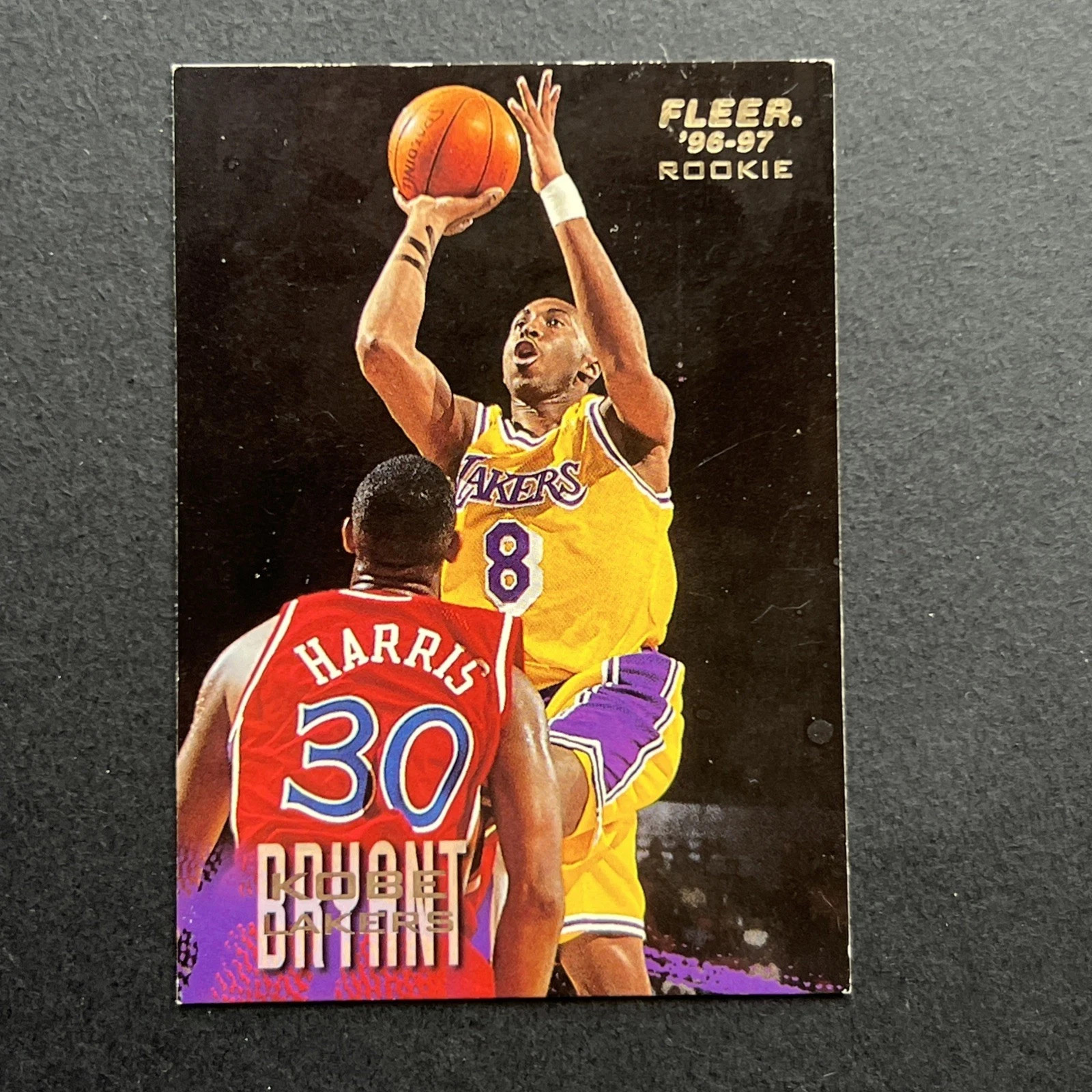 Fleer 1996-97 Kobe Bryant #203 RC Rookie Los Angeles Lakers