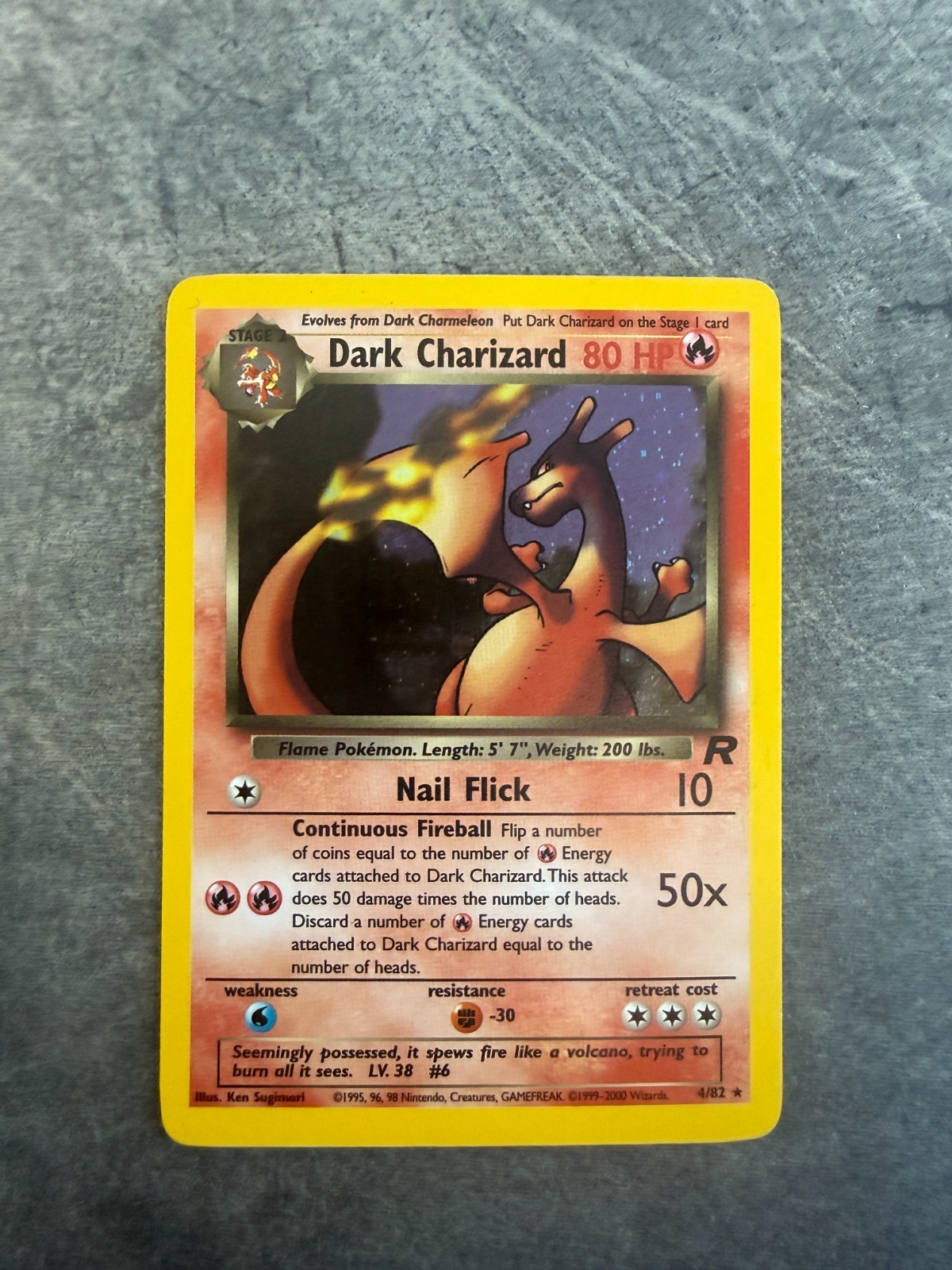 Pokemon TCG Dark Charizard 4/82 Team Rocket Holo Pokemon TCG Dark Charizard 4/82 Team Rocket Holo
