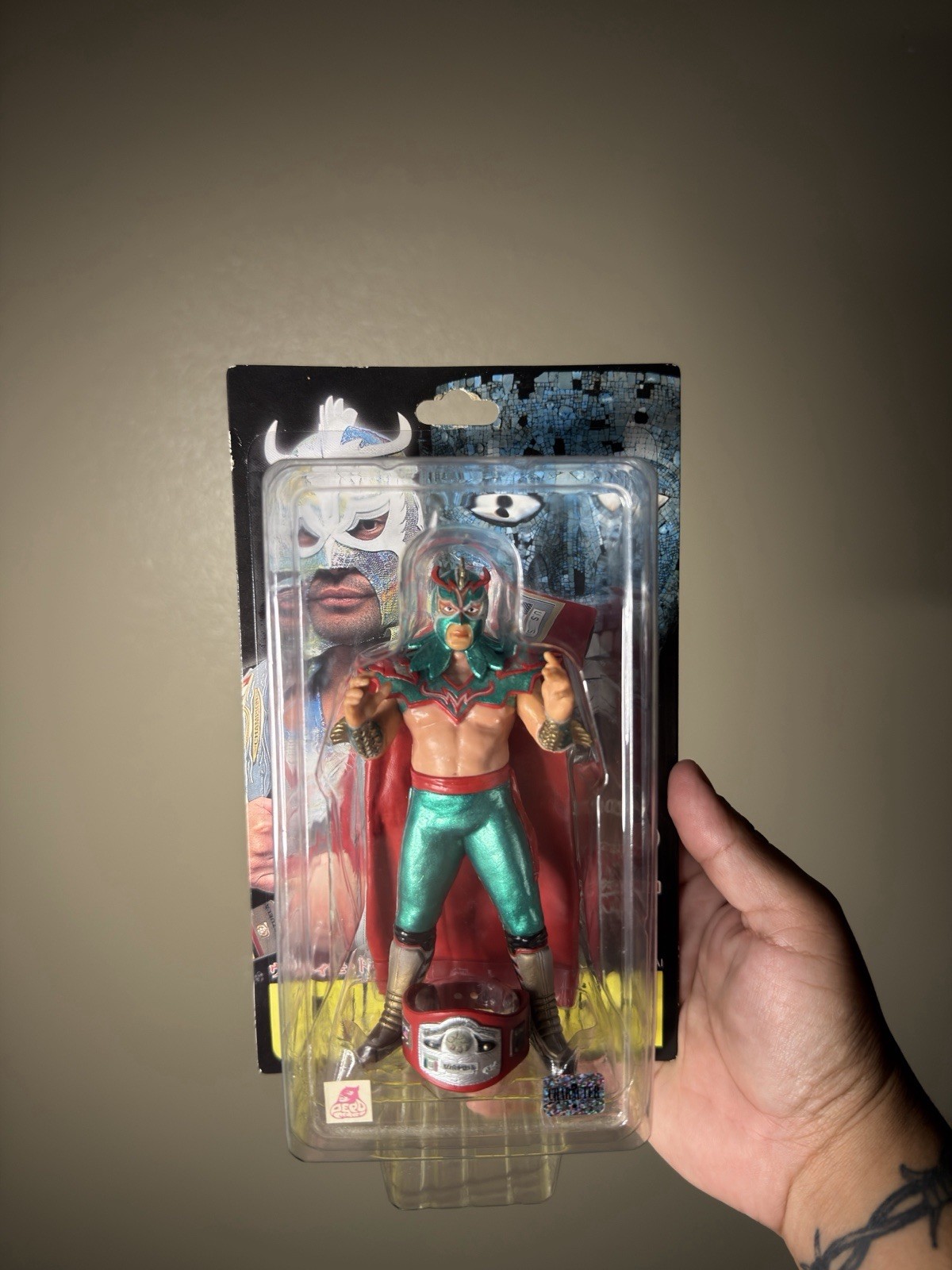 2001 CharaPro ULTIMO DRAGON Green Gear Figure WWE AAA NJPW WCW Limited Edition