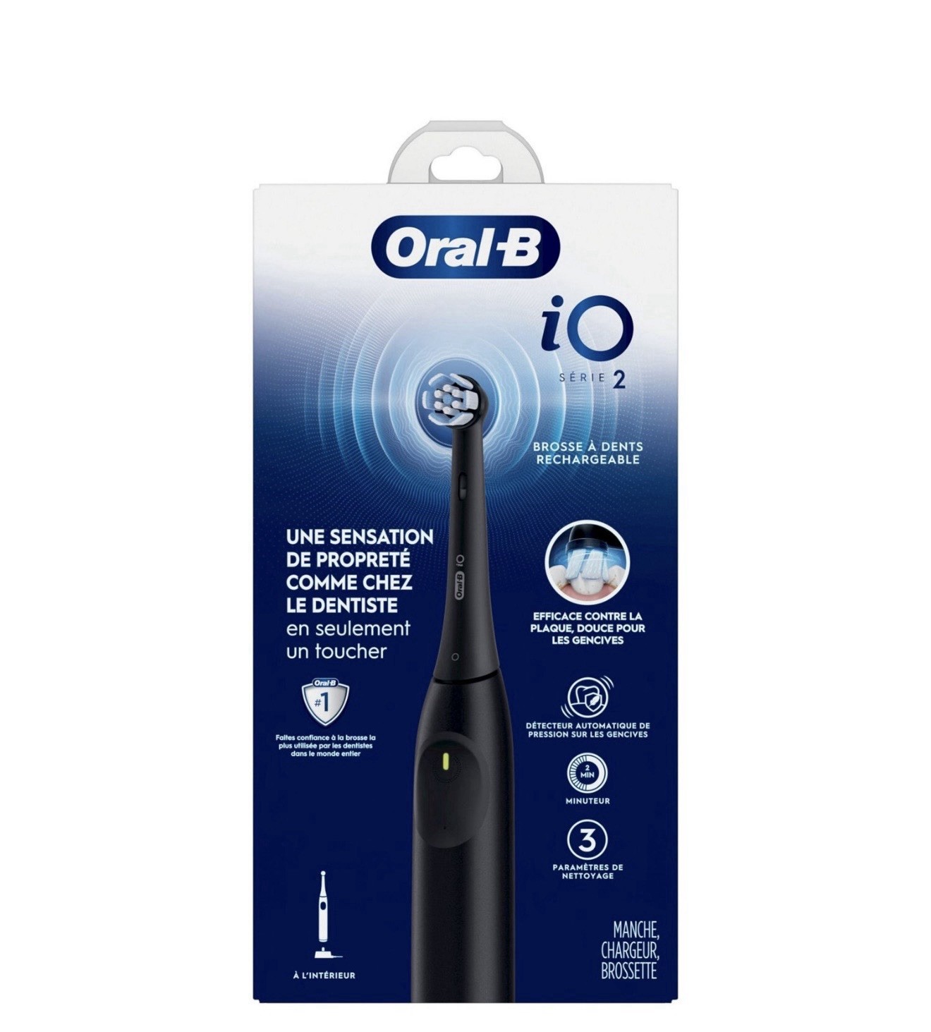 Oral-B iO 2 Series Rechargeable Electric Toothbrush - Black Oral-B iO 2 Series Rechargeable Electric Toothbrush - Black