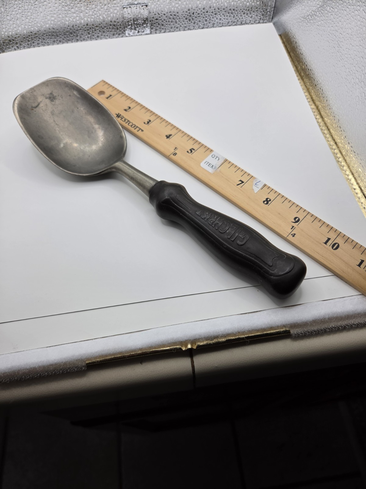 Vintage Gilchrist Ice Cream Scoop Spoon Parlor Heavy Duty Spade Paddle 10 Vintage Gilchrist Ice Cream Scoop Spoon Parlor Heavy Duty Spade Paddle 10