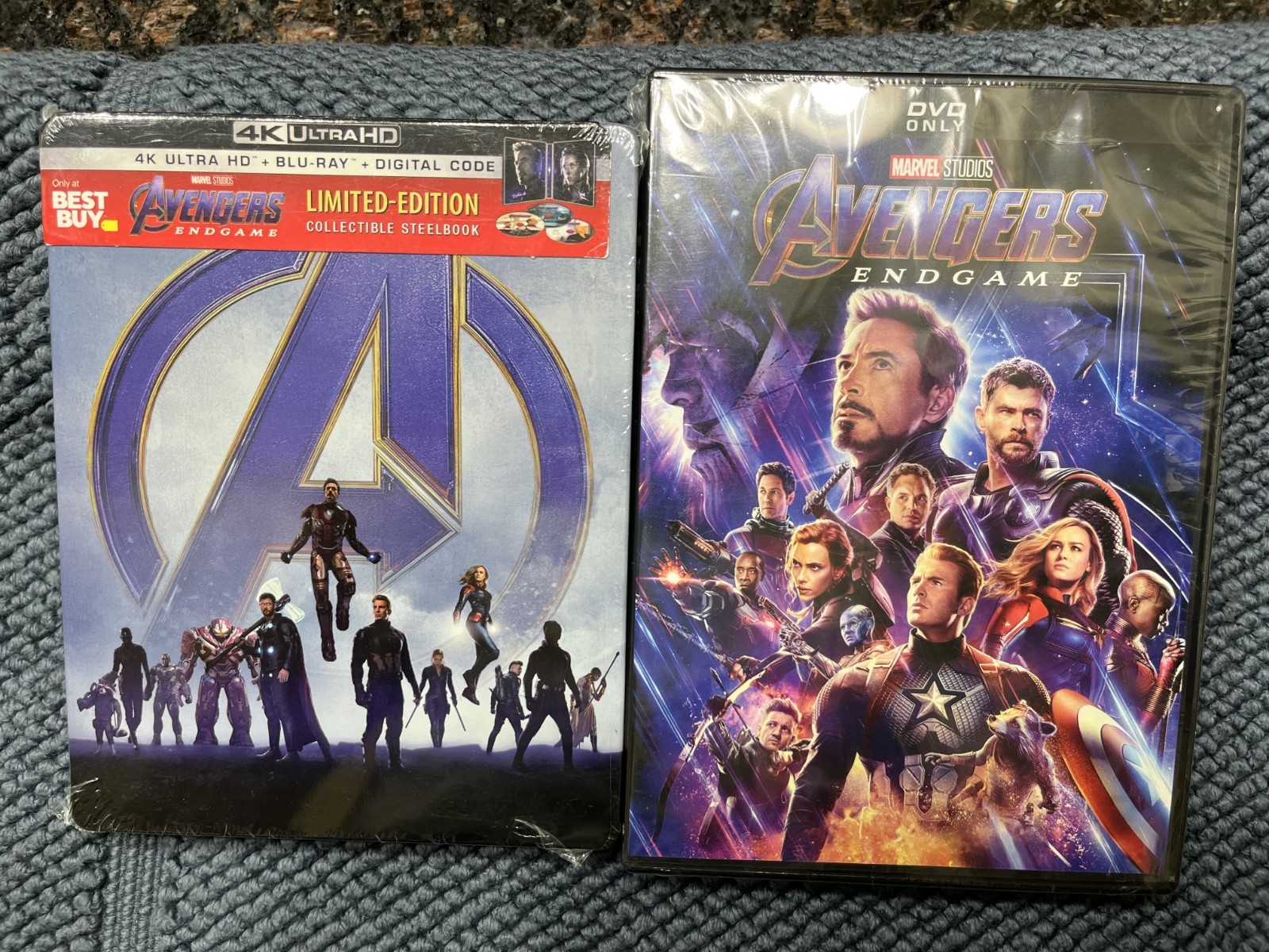 Avengers Endgame: NEW/SEALED/1st. Ed. Preorder Steelbook/4k,BR,Dig/MINT/free