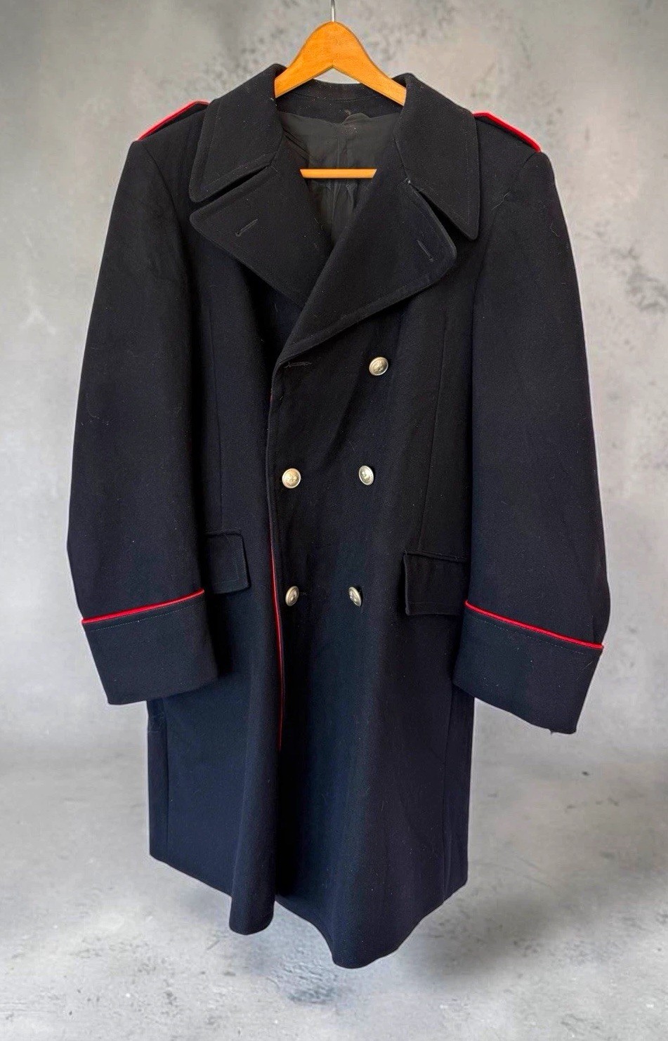 Vintage Italian Italy Carabinieri Wool Greatcoat Military Police Napoli XL Vintage Italian Italy Carabinieri Wool Greatcoat Military Police Napoli XL