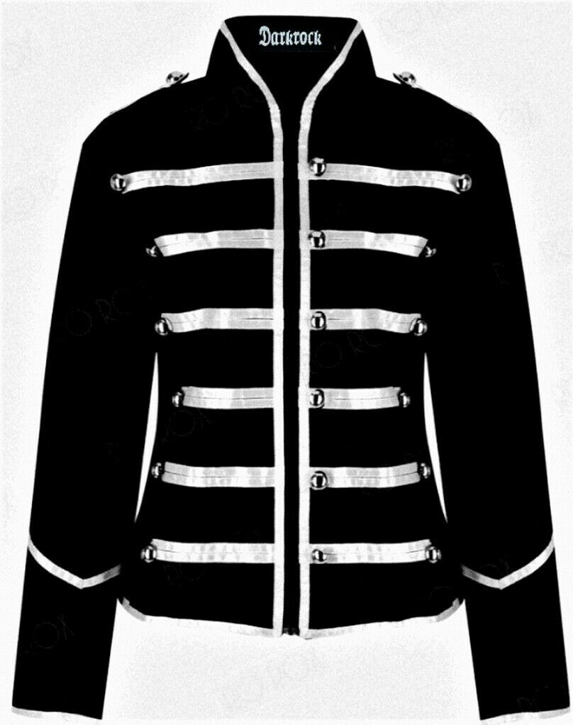 Women's Black Parade Ladies Jacket Steampunk Punk Rock Jacket