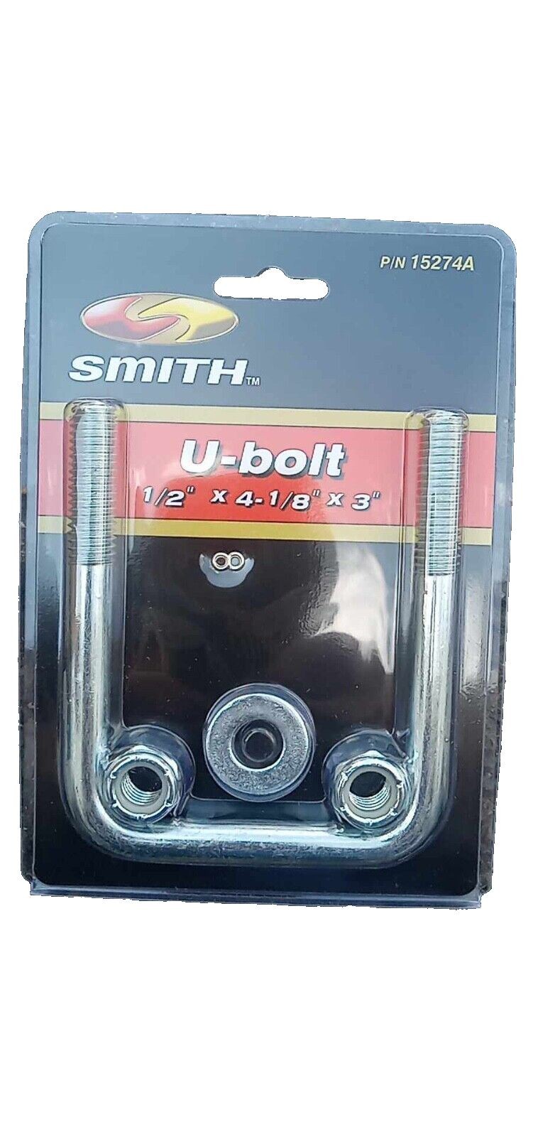 C.E. Smith U-Bolt 1/2” X 4-1/8” X 3” Brand New 12 Pieces 15274A C.E. Smith U-Bolt 1/2” X 4-1/8” X 3” Brand New 12 Pieces 15274A