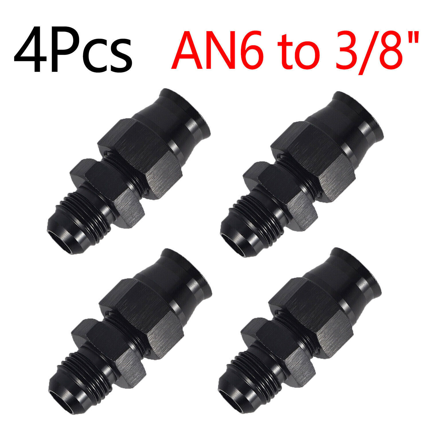 NEW 4Pcs 6AN To 3/8