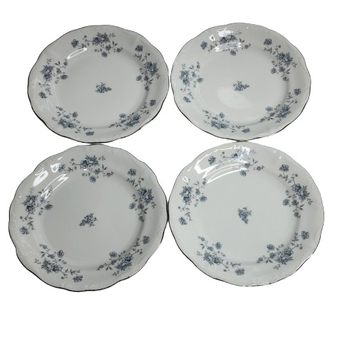 x4 Johann Haviland BLUE GARLAND 6.25\ x4 Johann Haviland BLUE GARLAND 6.25\