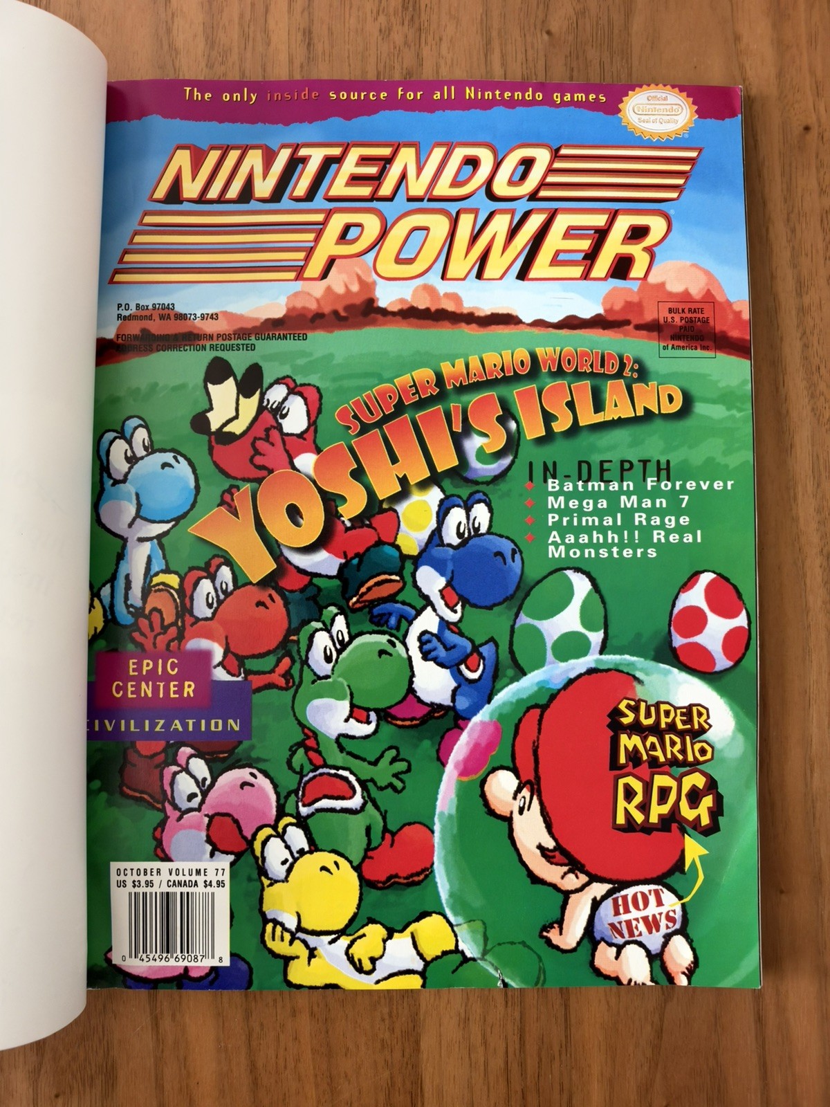 Nintendo Power – Volume 77 – 1995 – Poster Cards & Inserts Complete Renewal Nintendo Power – Volume 77 – 1995 – Poster Cards & Inserts Complete Renewal