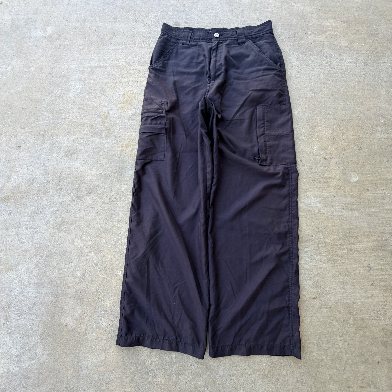 Oakley Software Men’s Black Cargo Pants 30W Regular Fit Straight Leg Canvas