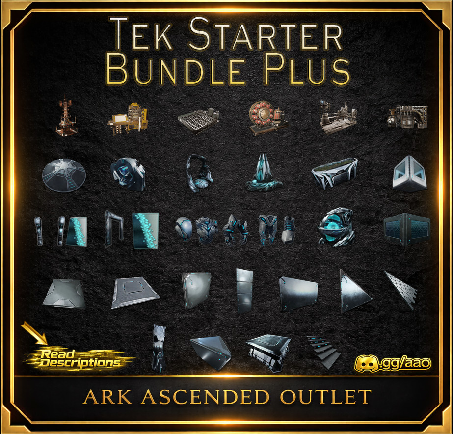 Tek Starter Bundle Plus-Ark Survival Ascended PVE-Tek Structures-Official-AAO-