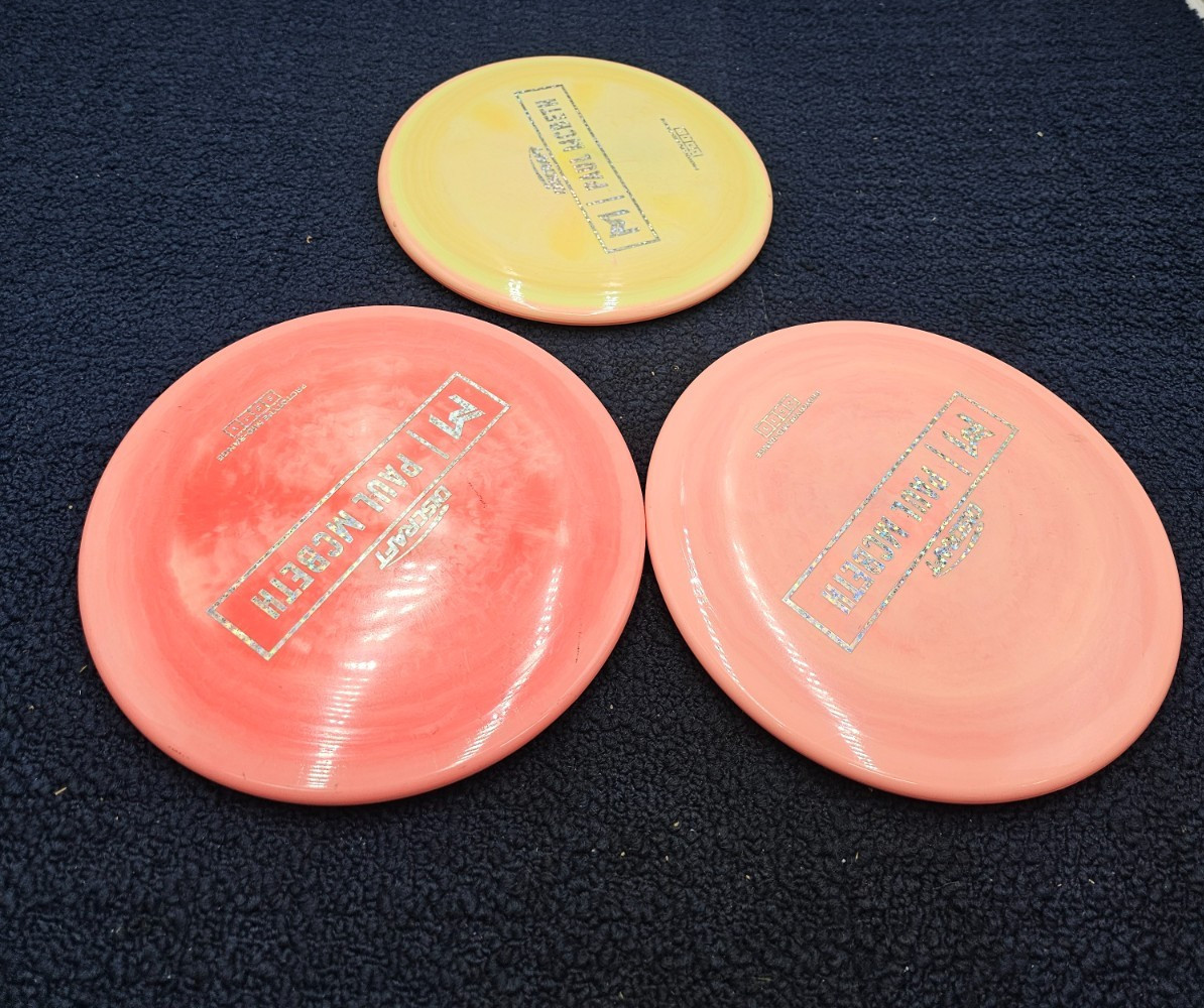 (QTY 3) Discraft Paul McBeth Prototype Mid-range Disc