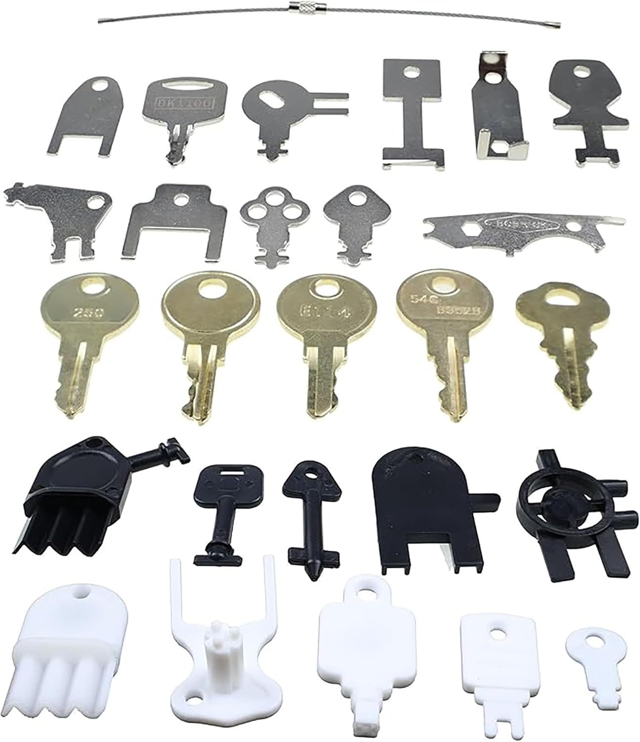 26Pcs Dispenser Key Set Compatible with Paper Towel, Toilet Paper, Soap Dispense