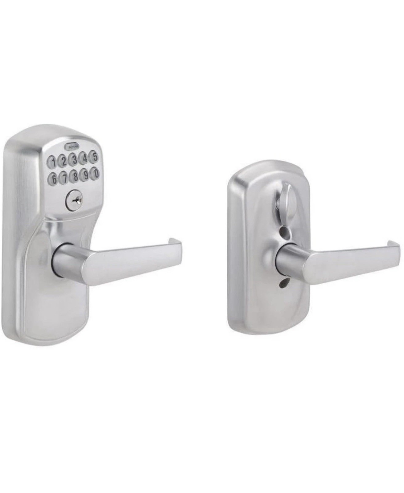 Schlage Brushed Chrome FE595CS V PLY 626 ELA Plymouth Light Commercial (scratch)